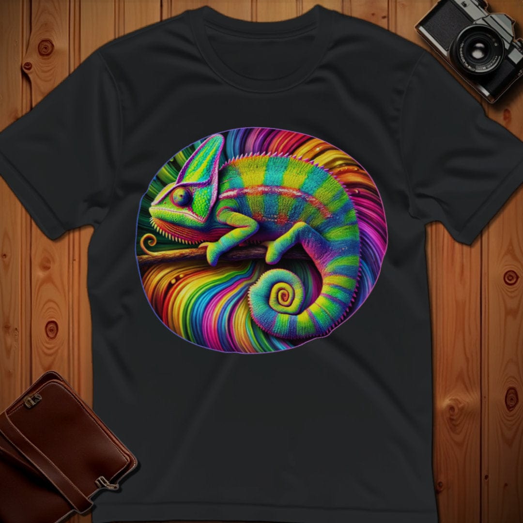 Chameleon Tee – Rainbow – Bold Vibrant Art