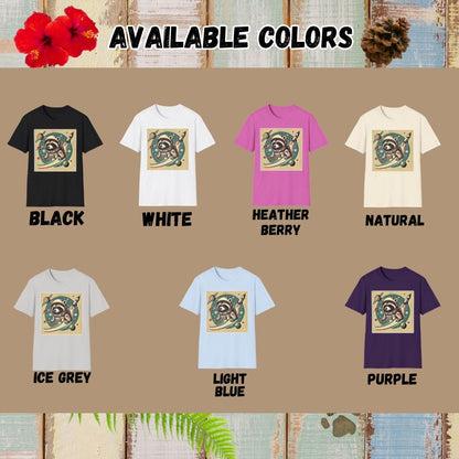 Racoon Tee – Vintage Rocket – Bold Vibrant Art