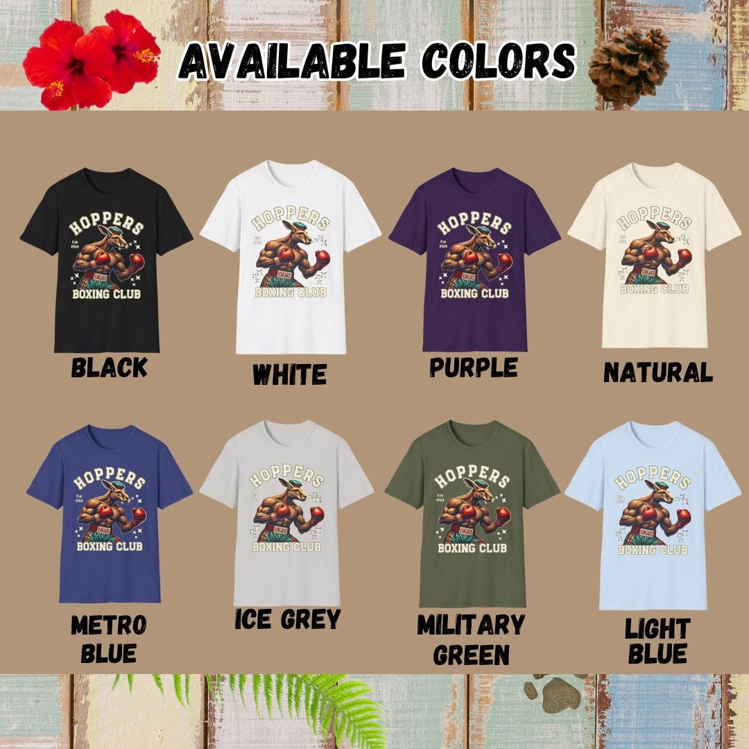 Kangaroo Tee – Vintage  Boxing Club– Bold Vibrant Art