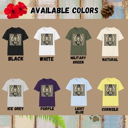 Lion Tee – Dapper – Bold Vibrant Art