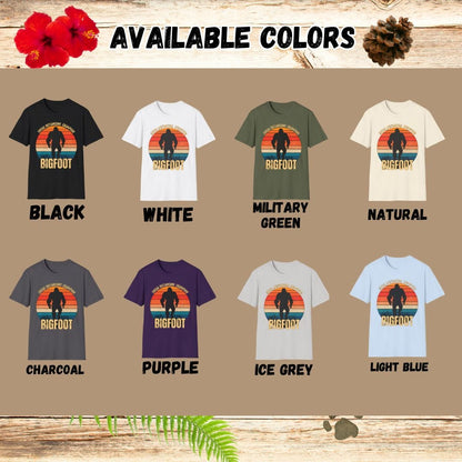 Bigfoot Tee – Social Distancing Champion – Bold Vibrant Art