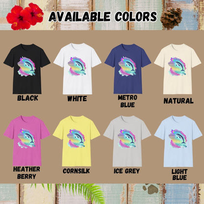 Narwhal Tee – Unicorn – Bold Vibrant Art