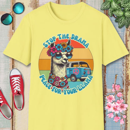 Vintage Llama Hippy T-Shirt