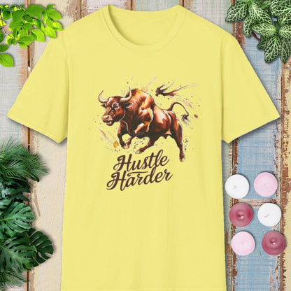 Hustle Harder Bull T-Shirt