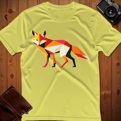 Fox Tee – Geometric – Bold Vibrant Art