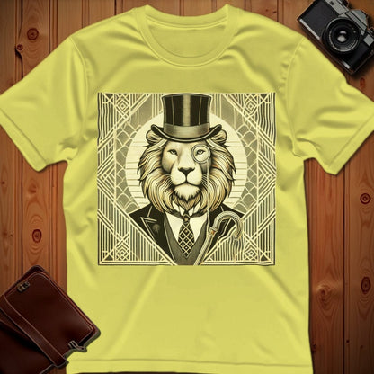Lion Tee – Dapper – Bold Vibrant Art