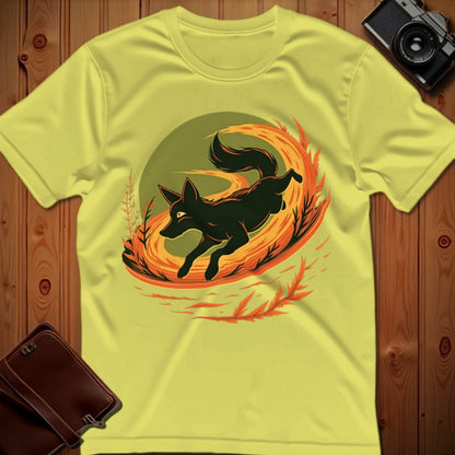 Fox T-Shirt – Fiery Fox – Bold Vibrant Graphic | Lazy Day Outfit