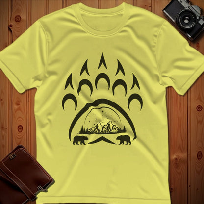 Bear Tee – Paw – Bold Vibrant Art