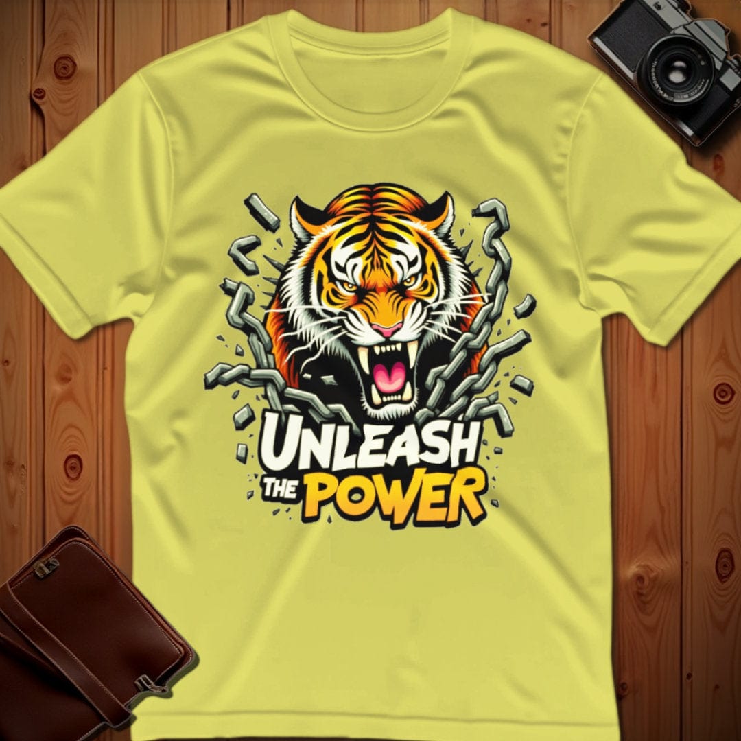 Tiger Tee – Unleash the Power – Bold Vibrant Art