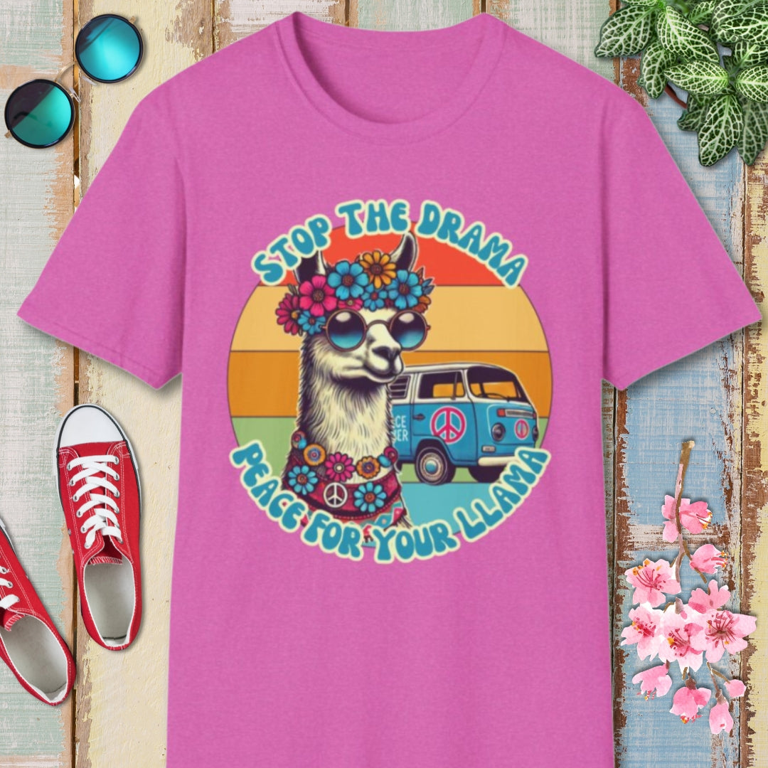 Vintage Llama Hippy T-Shirt