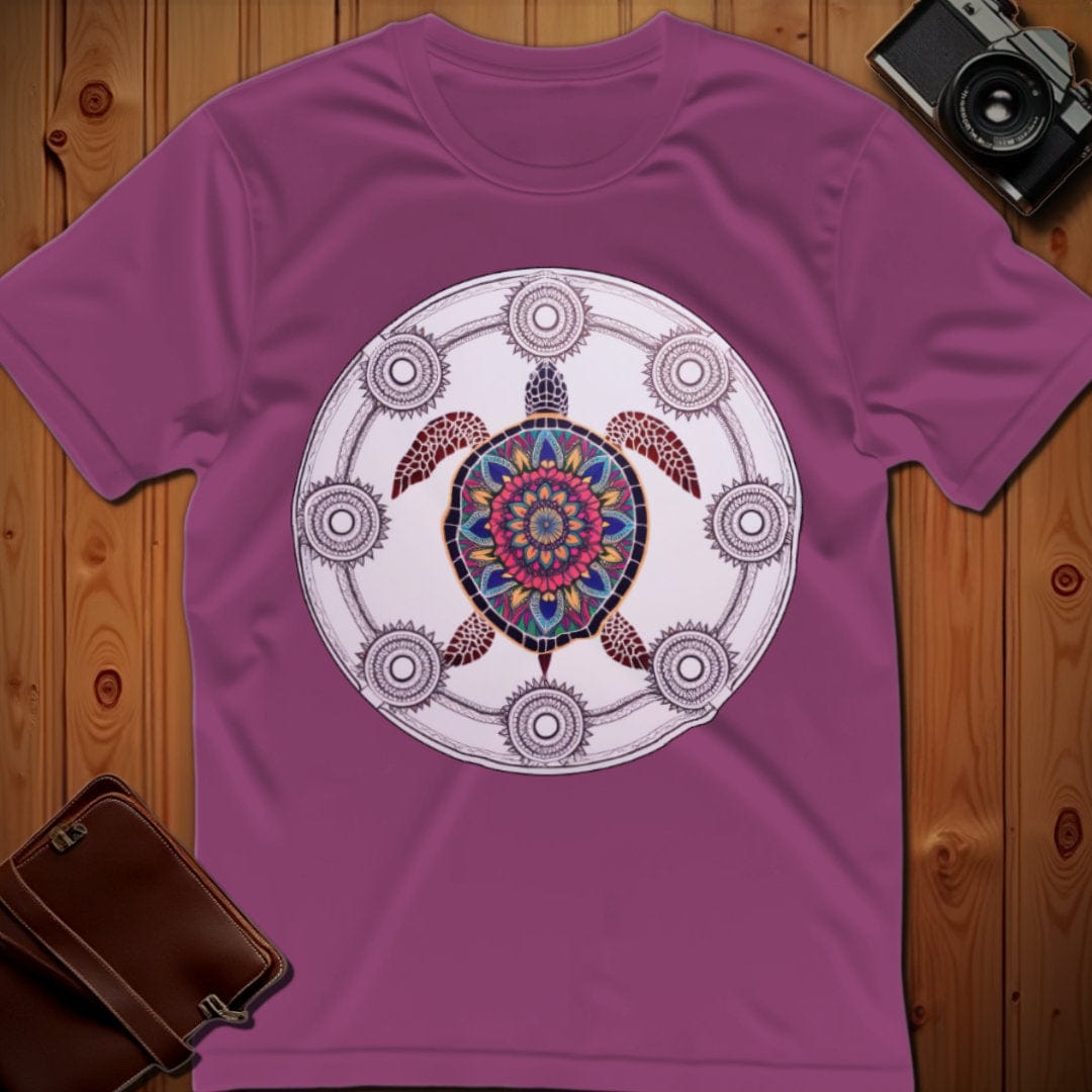 Turtle Tee – Mandala – Bold Vibrant Art | Outdoor Adventure