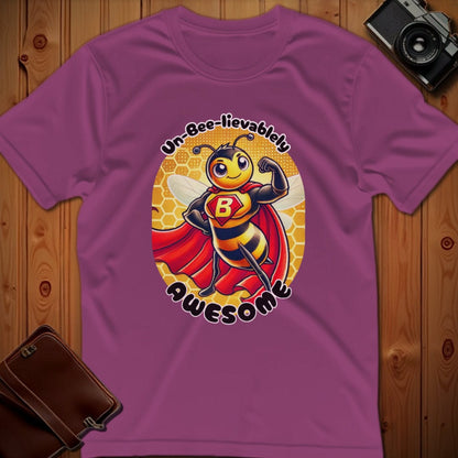 Bee Tee – Un-Bee-lievabely Awesome– Bold Vibrant Art