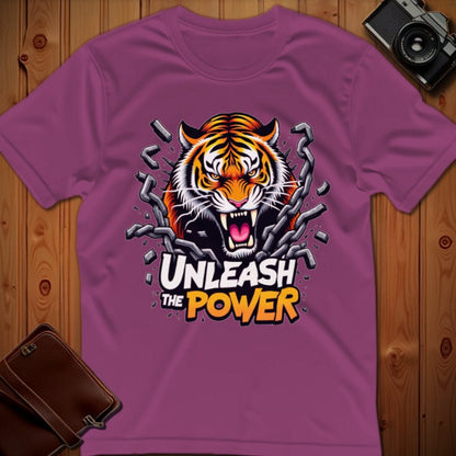 Tiger Tee – Unleash the Power – Bold Vibrant Art