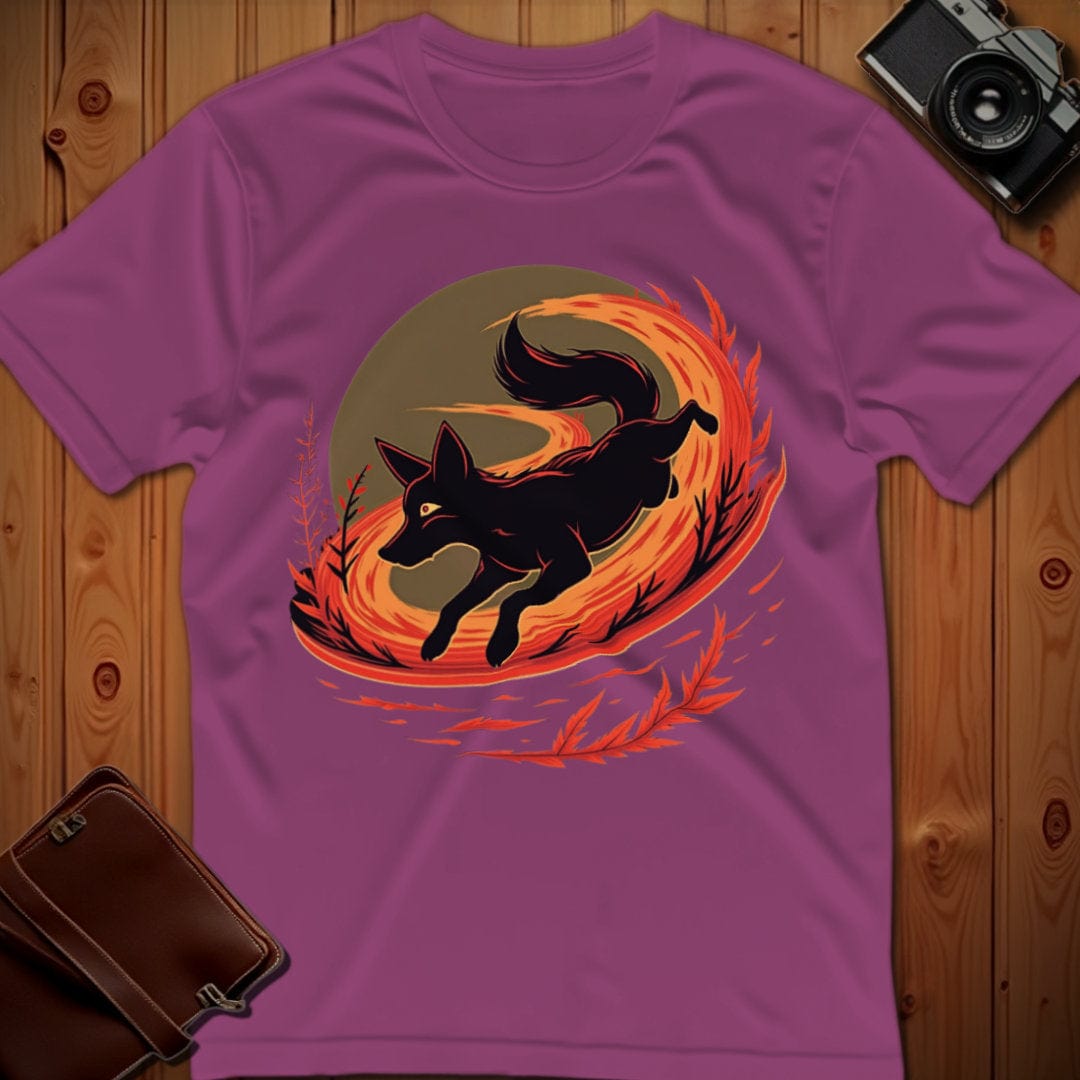 Fox T-Shirt – Fiery Fox – Bold Vibrant Graphic | Lazy Day Outfit