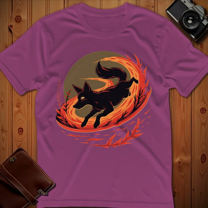 Fox T-Shirt – Fiery Fox – Bold Vibrant Graphic | Lazy Day Outfit