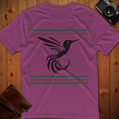 Hummingbird Tee – In Flight – Bold Vibrant Art