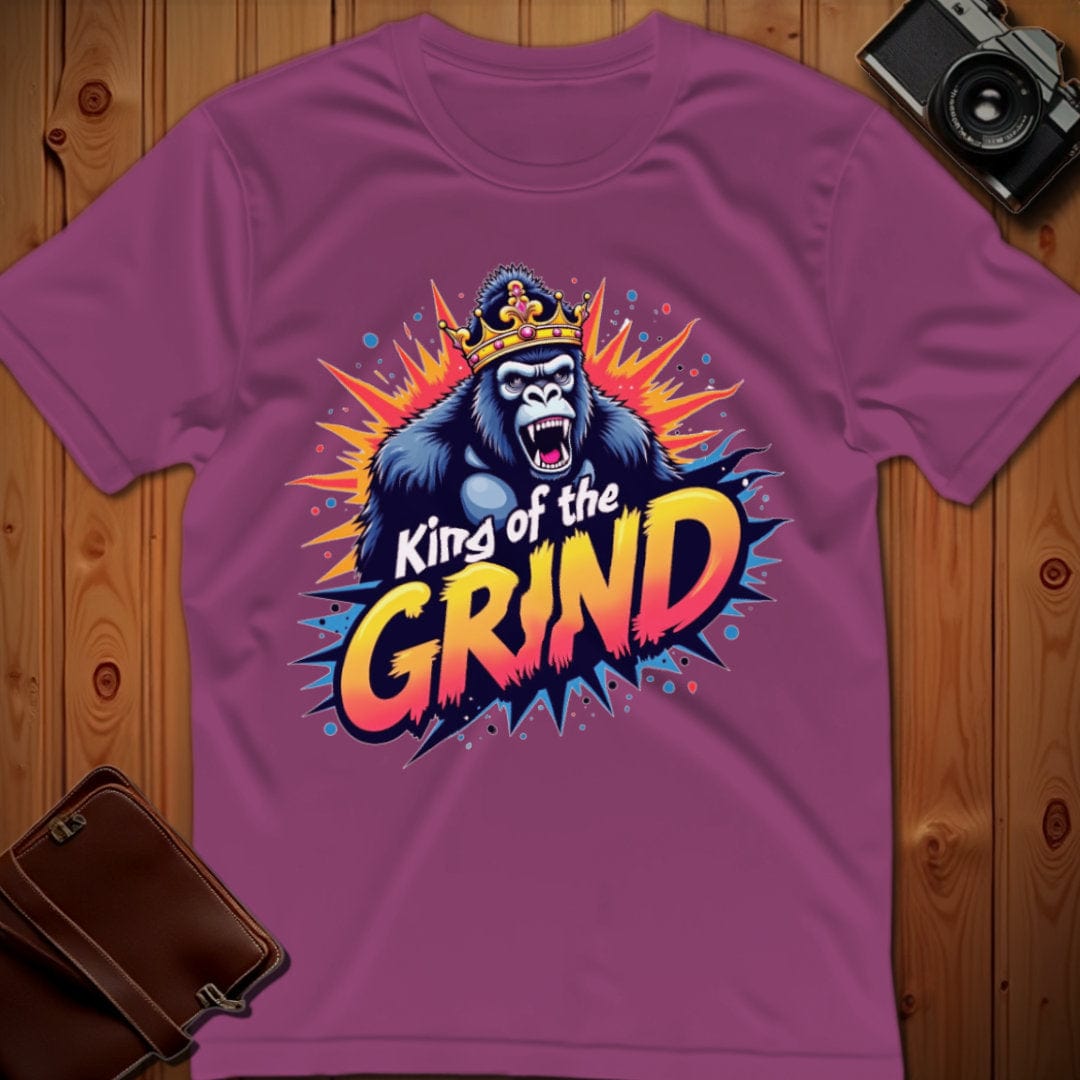 Gorilla Tee – King of the Grind – Bold Vibrant Art