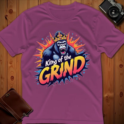 Gorilla Tee – King of the Grind – Bold Vibrant Art