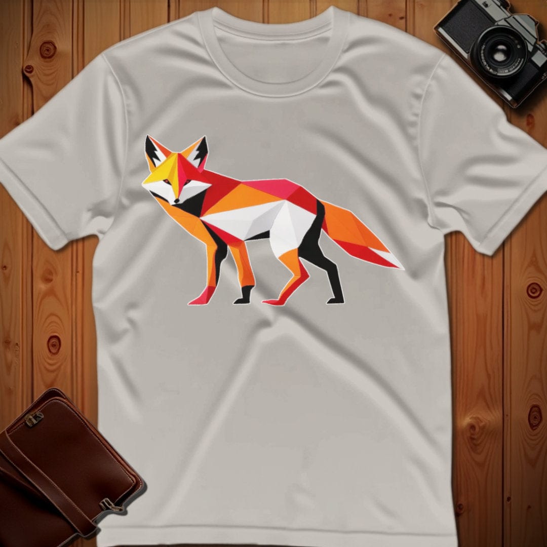 Fox Tee – Geometric – Bold Vibrant Art