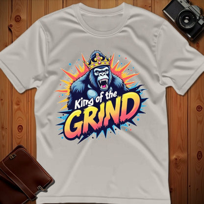 Gorilla Tee – King of the Grind – Bold Vibrant Art