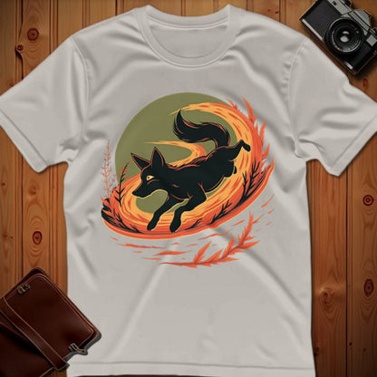 Fox T-Shirt – Fiery Fox – Bold Vibrant Graphic | Lazy Day Outfit