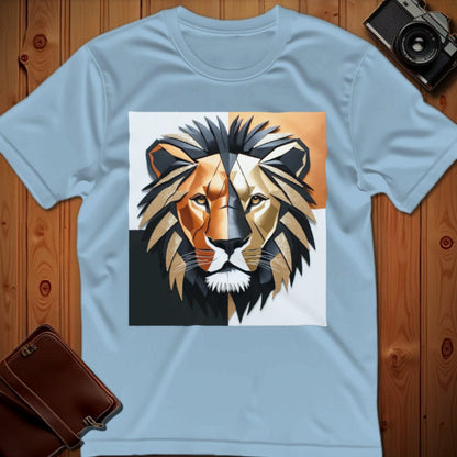 Lion Tee – Geometric – Bold Vibrant Art