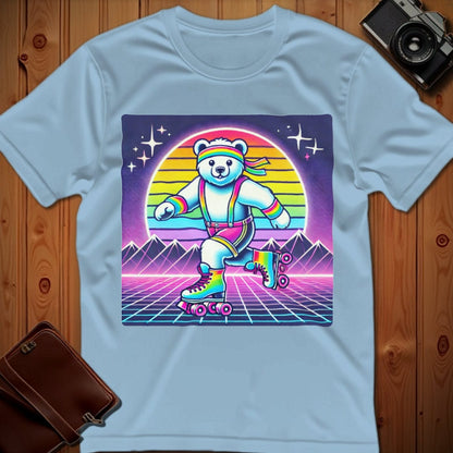 Bear Tee – 80's Roller Skating – Bold Vibrant Art