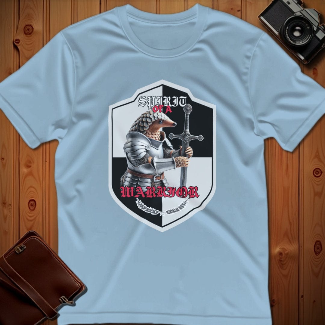 Pangolin Tee – Knight Spirit of a Warrior  – Bold Vibrant Art