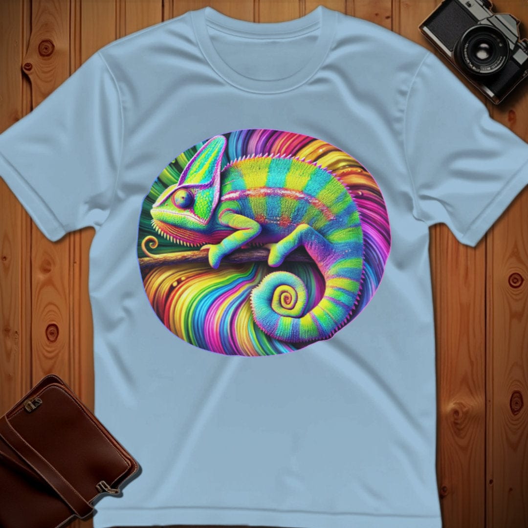 Chameleon Tee – Rainbow – Bold Vibrant Art