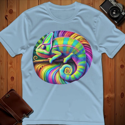 Chameleon Tee – Rainbow – Bold Vibrant Art