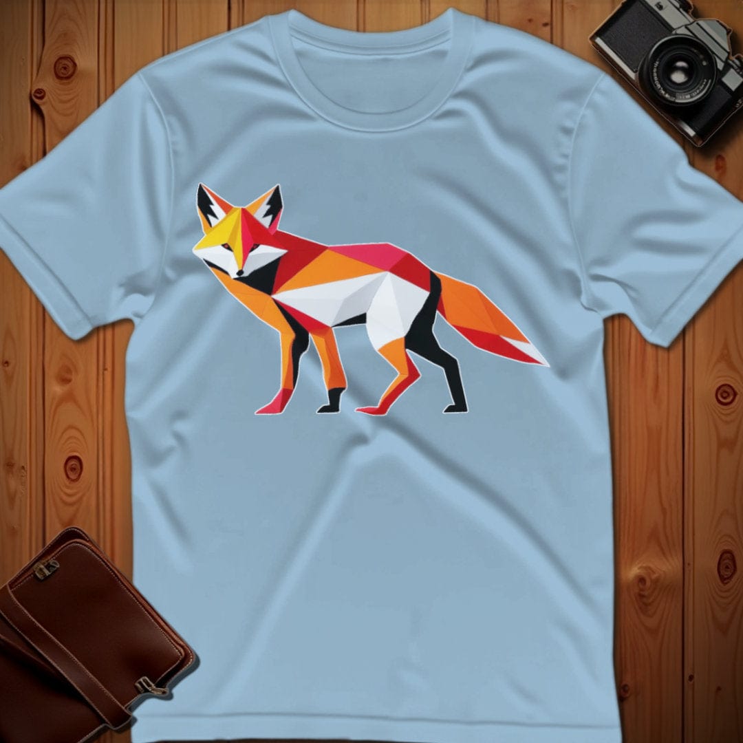 Fox Tee – Geometric – Bold Vibrant Art