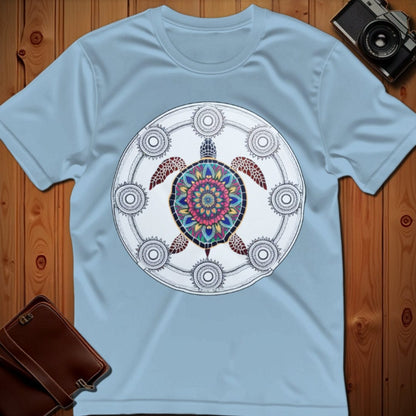 Turtle Tee – Mandala – Bold Vibrant Art | Outdoor Adventure
