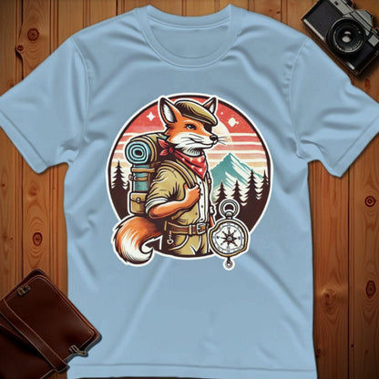 Fox Tee – Adventurous Fox– Bold Vibrant Art