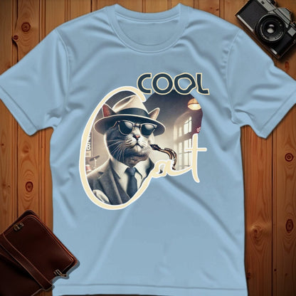 Cat Tee – Cool Jazz – Bold Vibrant Graphic | Festival & Party Wear