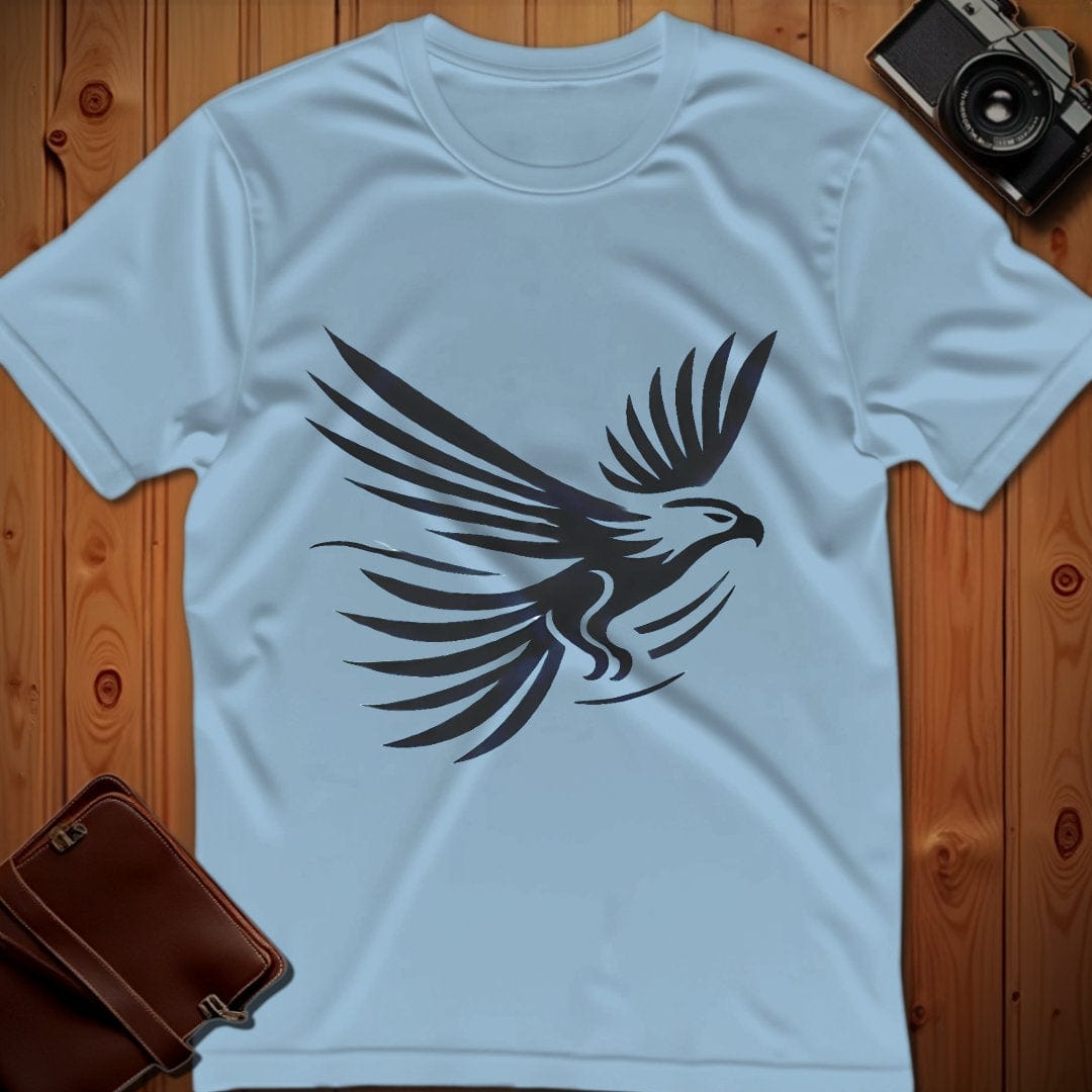 Eagle Tee – Minimalist Flying – Bold Vibrant Art