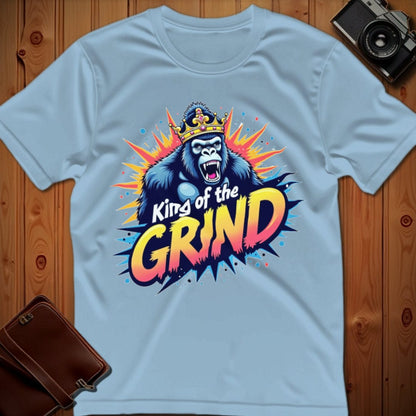 Gorilla Tee – King of the Grind – Bold Vibrant Art