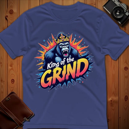Gorilla Tee – King of the Grind – Bold Vibrant Art