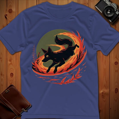 Fox T-Shirt – Fiery Fox – Bold Vibrant Graphic | Lazy Day Outfit