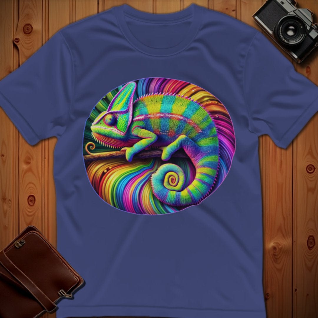 Chameleon Tee – Rainbow – Bold Vibrant Art