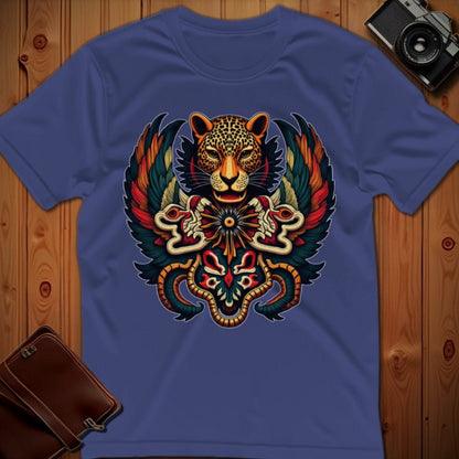 Jaguar Tee – Mayan – Bold Vibrant Graphic | Outdoor Adventure