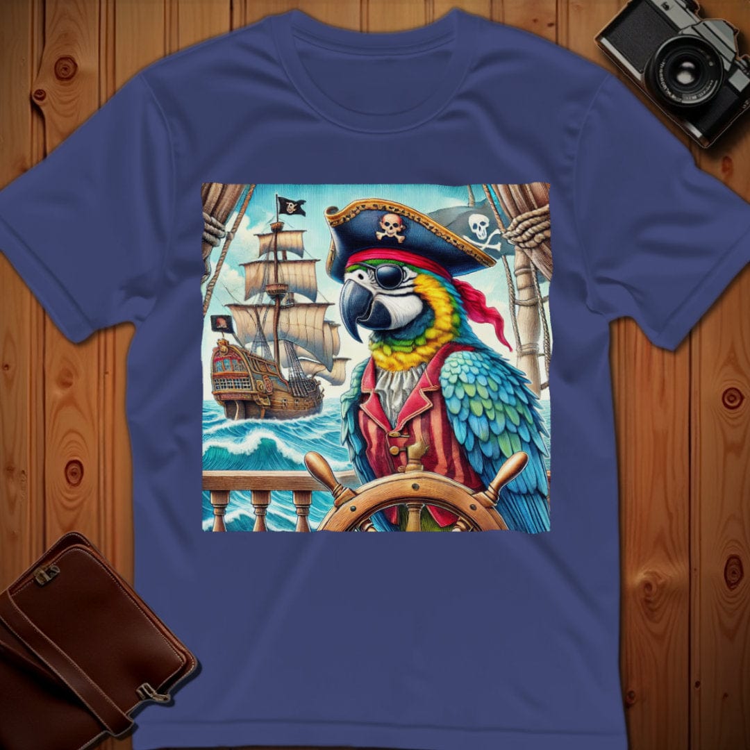 Parrot Tee – Pirate – Bold Vibrant Art | Festival & Party Wear
