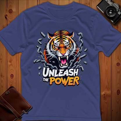 Tiger Tee – Unleash the Power – Bold Vibrant Art
