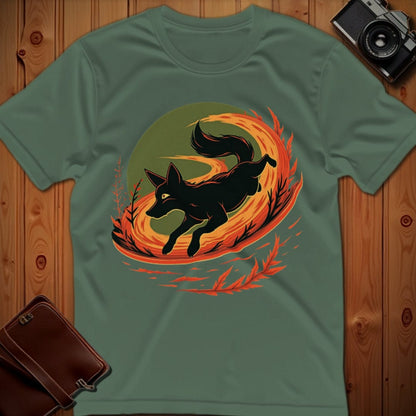 Fox T-Shirt – Fiery Fox – Bold Vibrant Graphic | Lazy Day Outfit