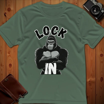 Gorilla Tee – Lock-In – Bold Vibrant Art | Weekend Casual Wear