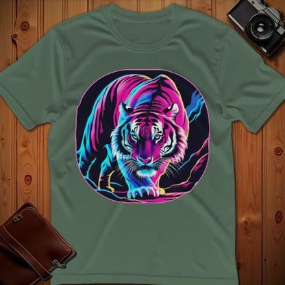 Tiger Tee – Neon – Bold Vibrant Graphic | for Animal Lovers