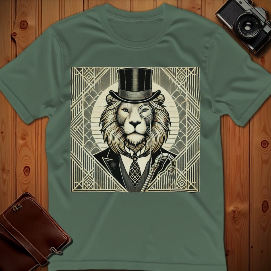Lion Tee – Dapper – Bold Vibrant Art