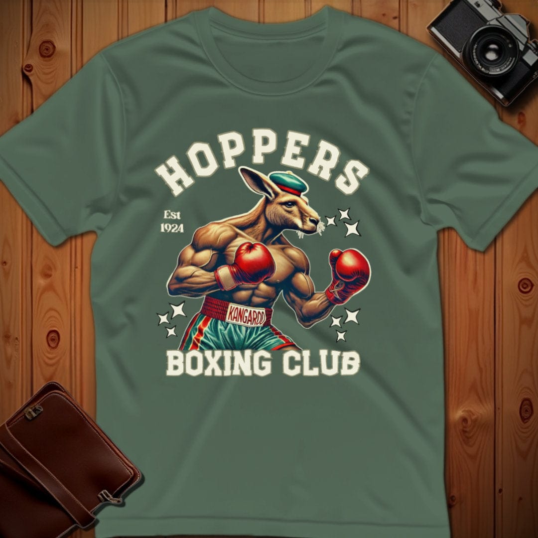 Kangaroo Tee – Vintage  Boxing Club– Bold Vibrant Art
