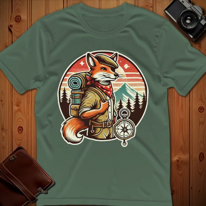 Fox Tee – Adventurous Fox– Bold Vibrant Art