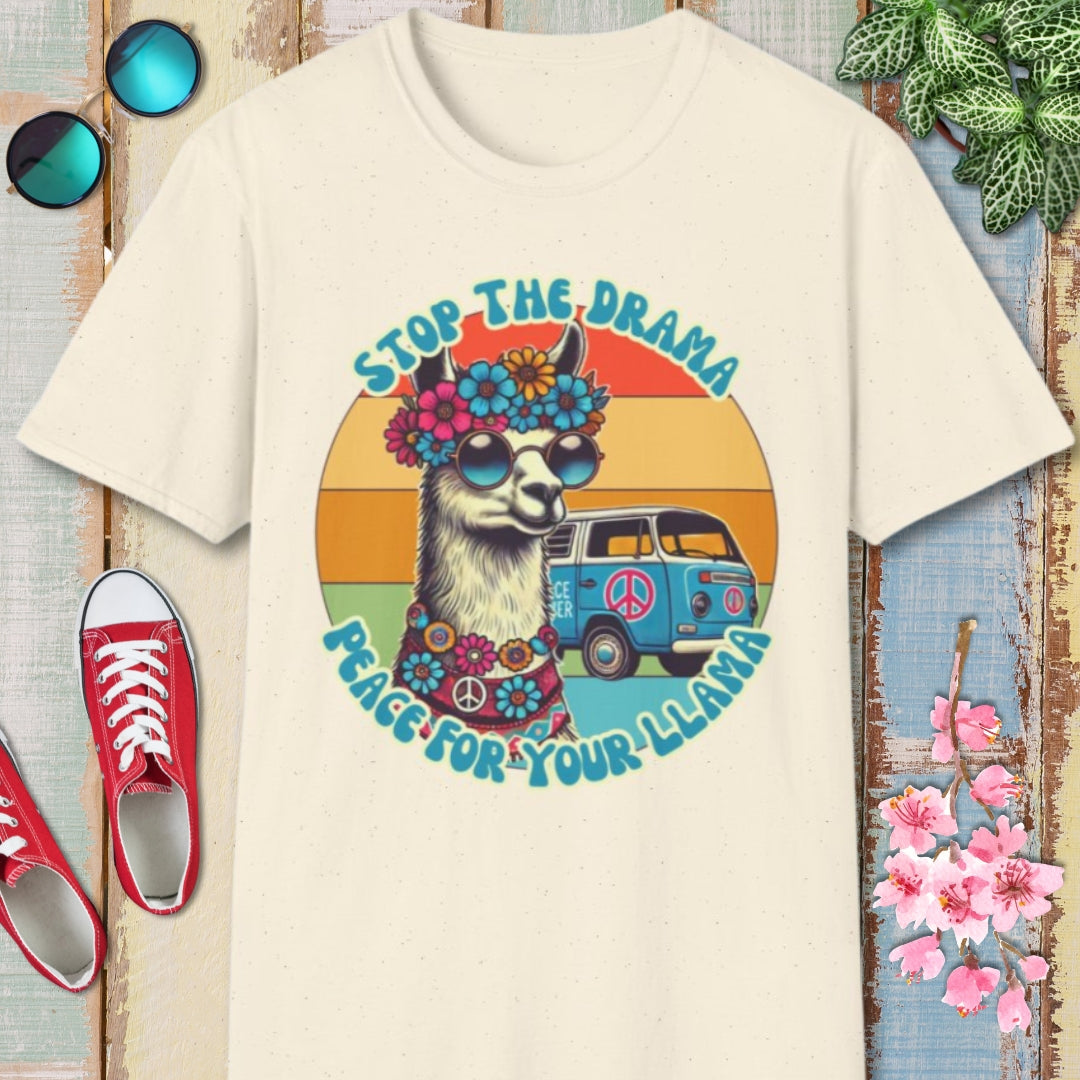 Vintage Llama Hippy T-Shirt