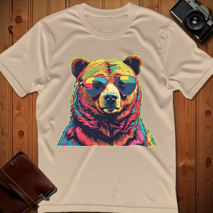 Bear Tee – Psychedelic – Bold Vibrant Art | Outdoor Adventure